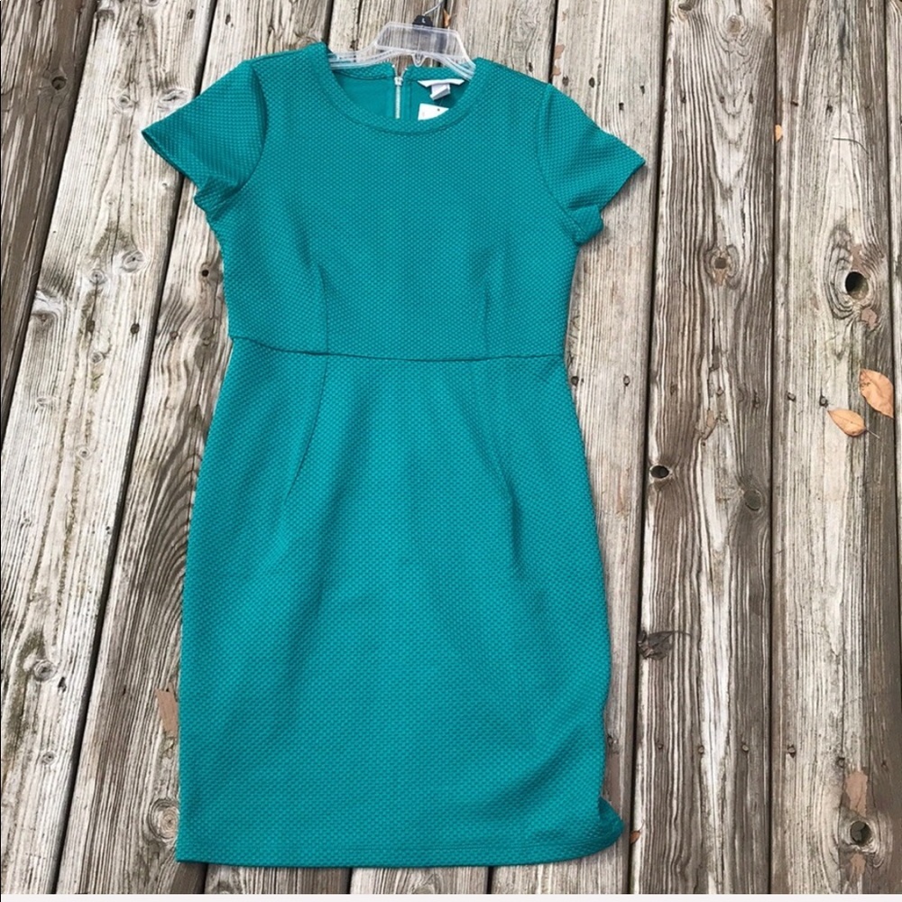 H&M Knit Teal Dress